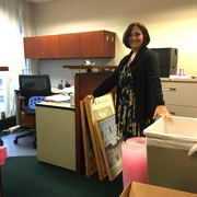 Office of Faculty and Academic Affairs has a lot of boxes to take to Tenley