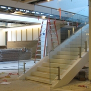 Stairs in the Commons, our collaborative working space