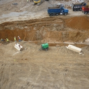 Installing Lagging and Excavating