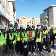 Faculty and staff tour the Tenley Campus